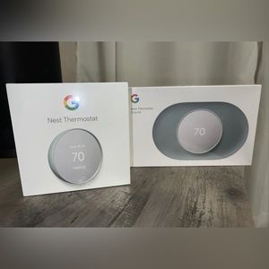 Google Nest Thermostat with Plate